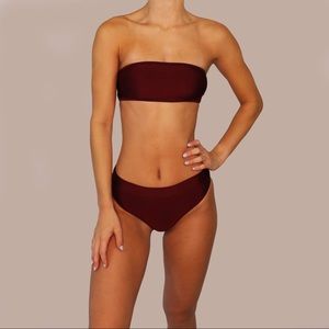 brand new bandeau bikini! fits S/M